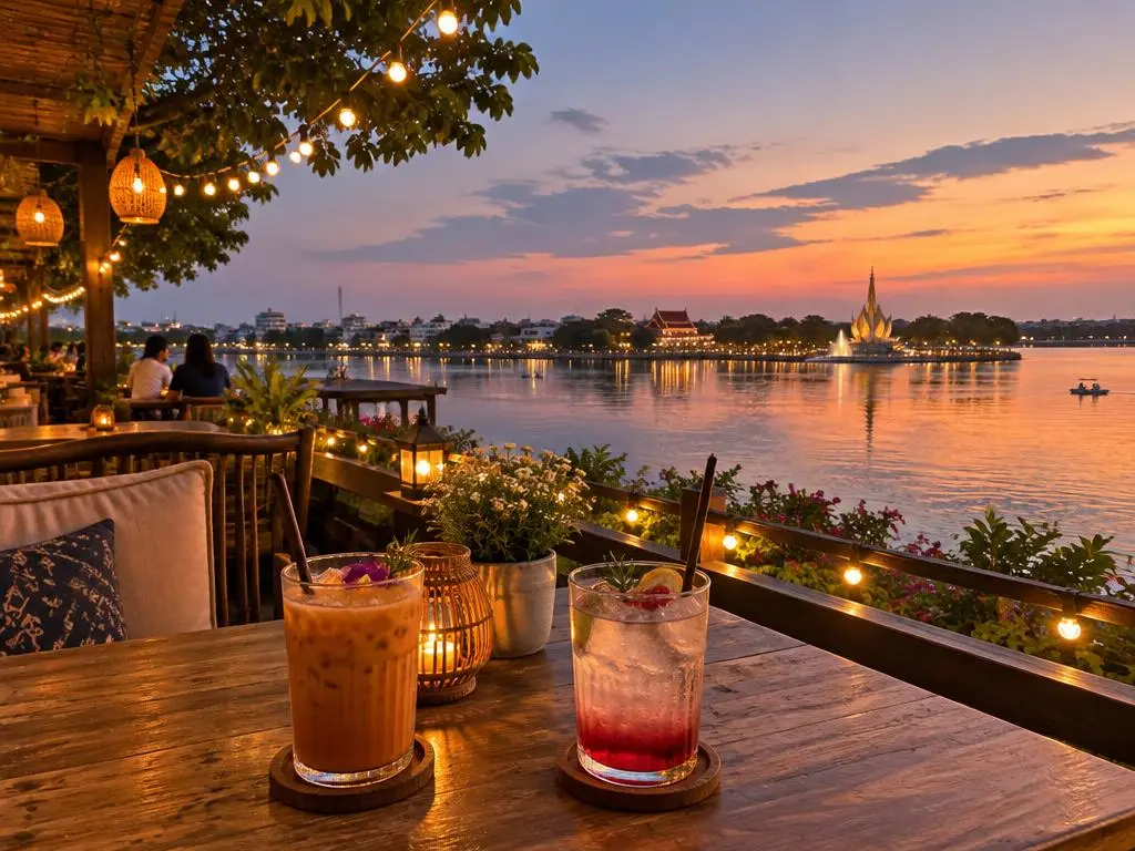 คาเฟ่ริมบึงแก่นนคร