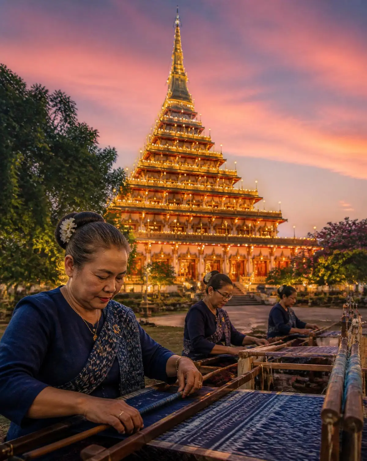 วัดหนองแวง พระมหาธาตุแก่นนคร ขอนแก่น